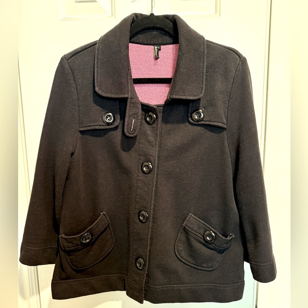 Black Button Down Jacket - image 1